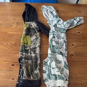 Realtree Camo and Leaf Print‎ Kids Bodysuits